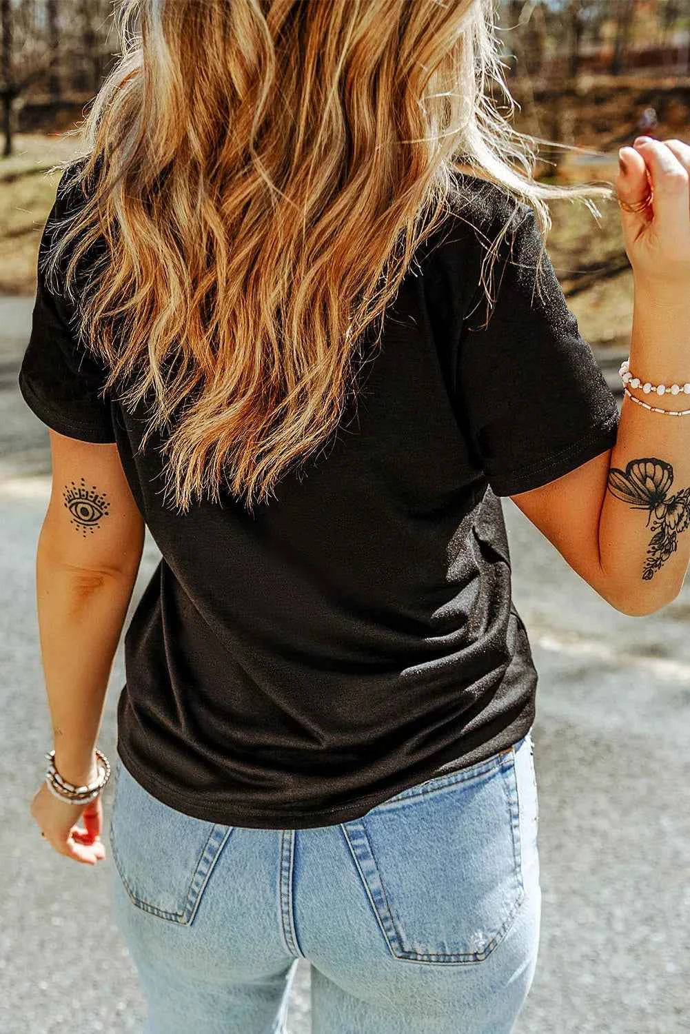SPOOKY SEASON Round Neck Short Sleeve T-Shirt - Lojy Shop