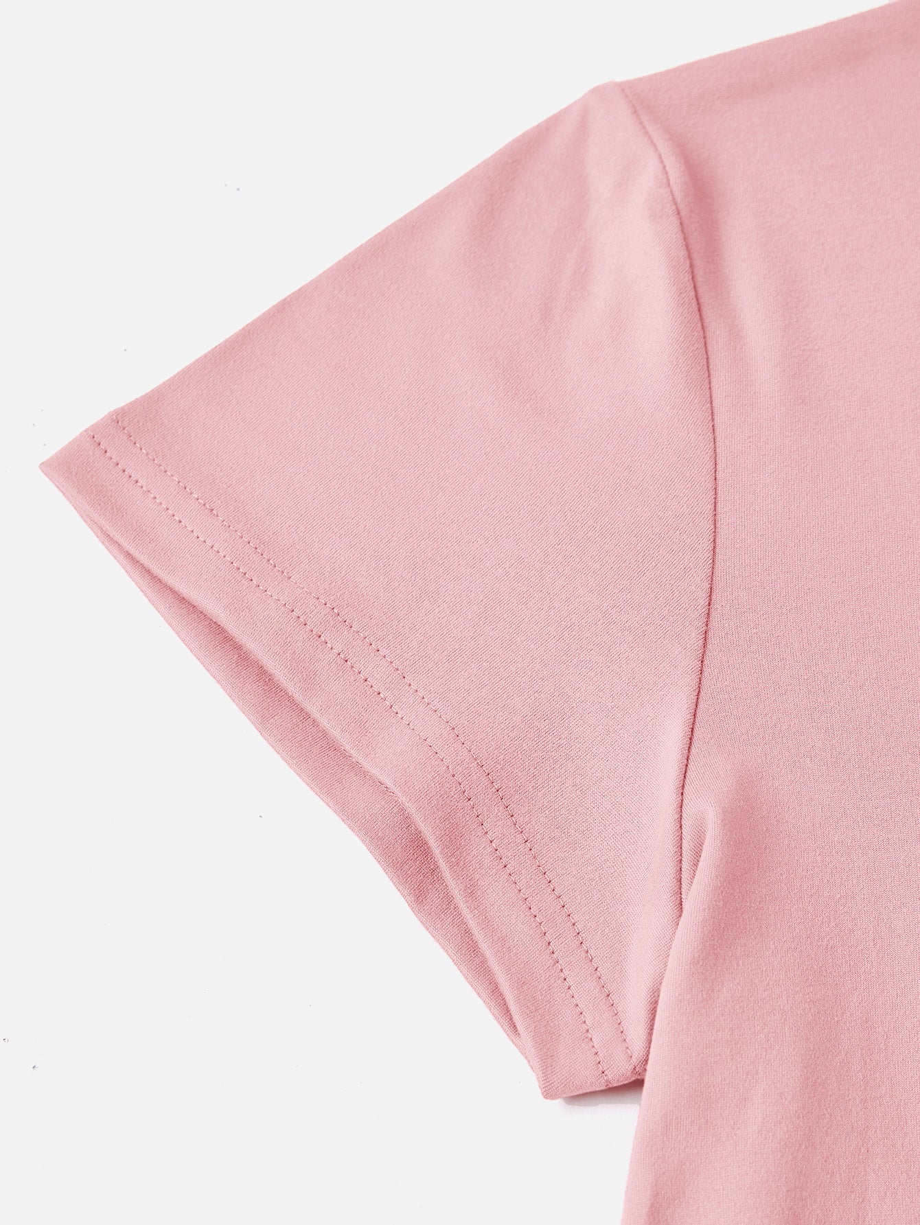 Graphic Round Neck Short Sleeve T-Shirt - Lojy Shop