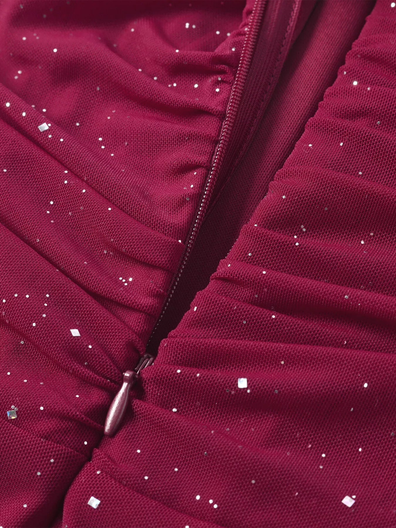 Glitter Tube Mermaid Maxi Dress