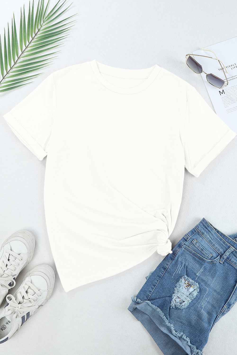 Pumpkin Round Neck Short Sleeve T-Shirt - Lojy Shop