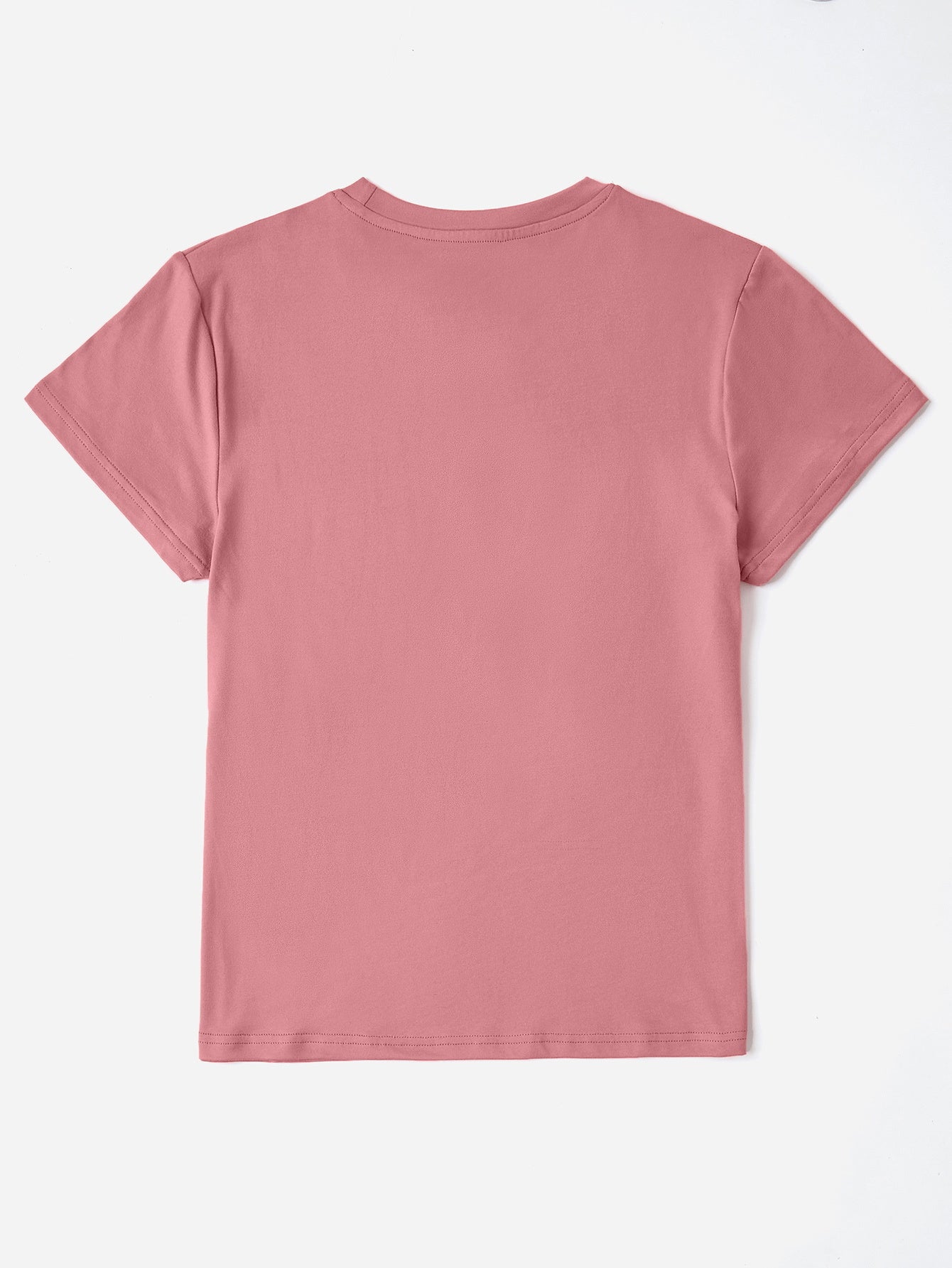 Graphic Round Neck Short Sleeve T-Shirt - Lojy Shop