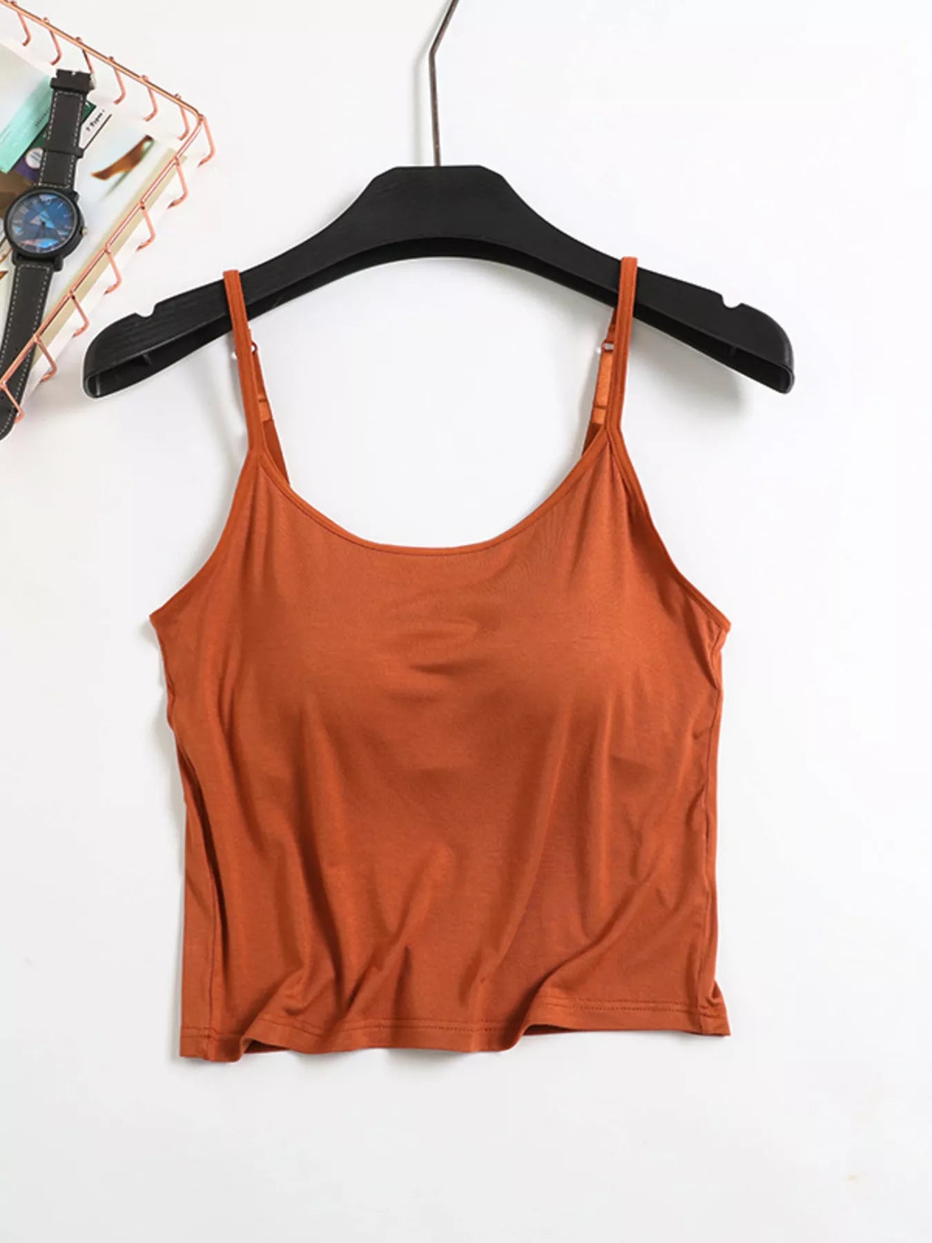 Modal Adjustable Strap Padded Cami and Shorts Set
