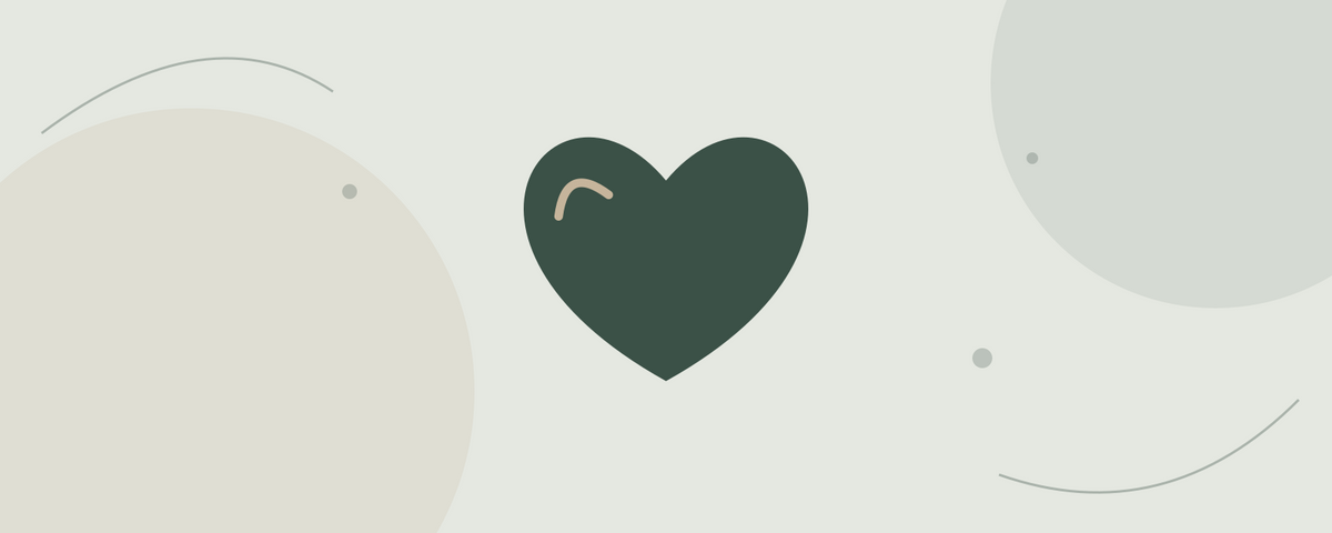Original heart illustration for the LOJY SHOP Gifts for Best Friends collection