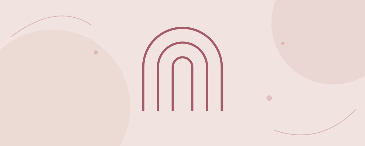 Original arch illustration for the LOJY SHOP Minimalist Tees collection