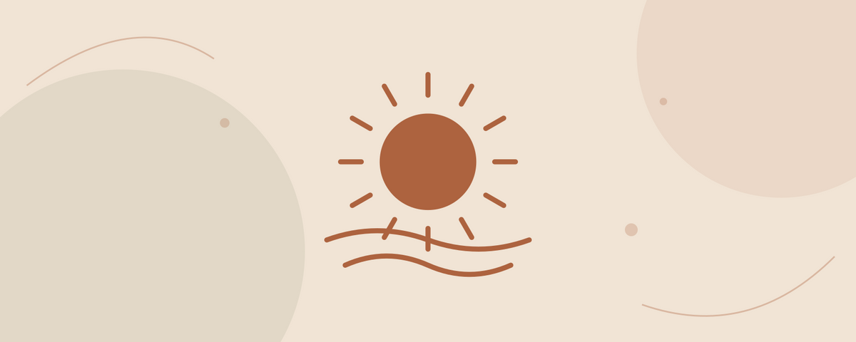 Original sun illustration for the LOJY SHOP Retro & Vintage Tees collection