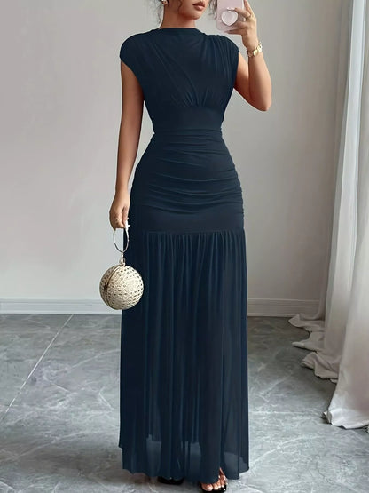 Ruched Bodycon Maxi Dress
