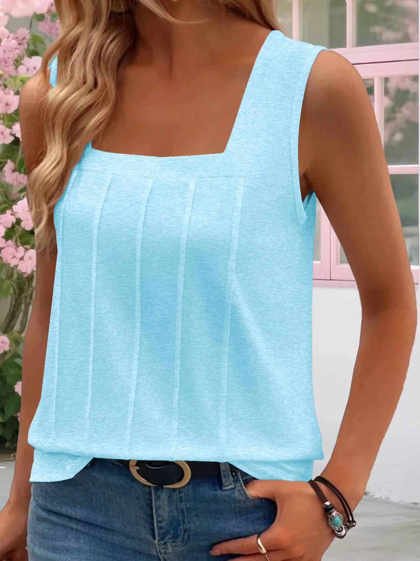 Square Neck Tank Top