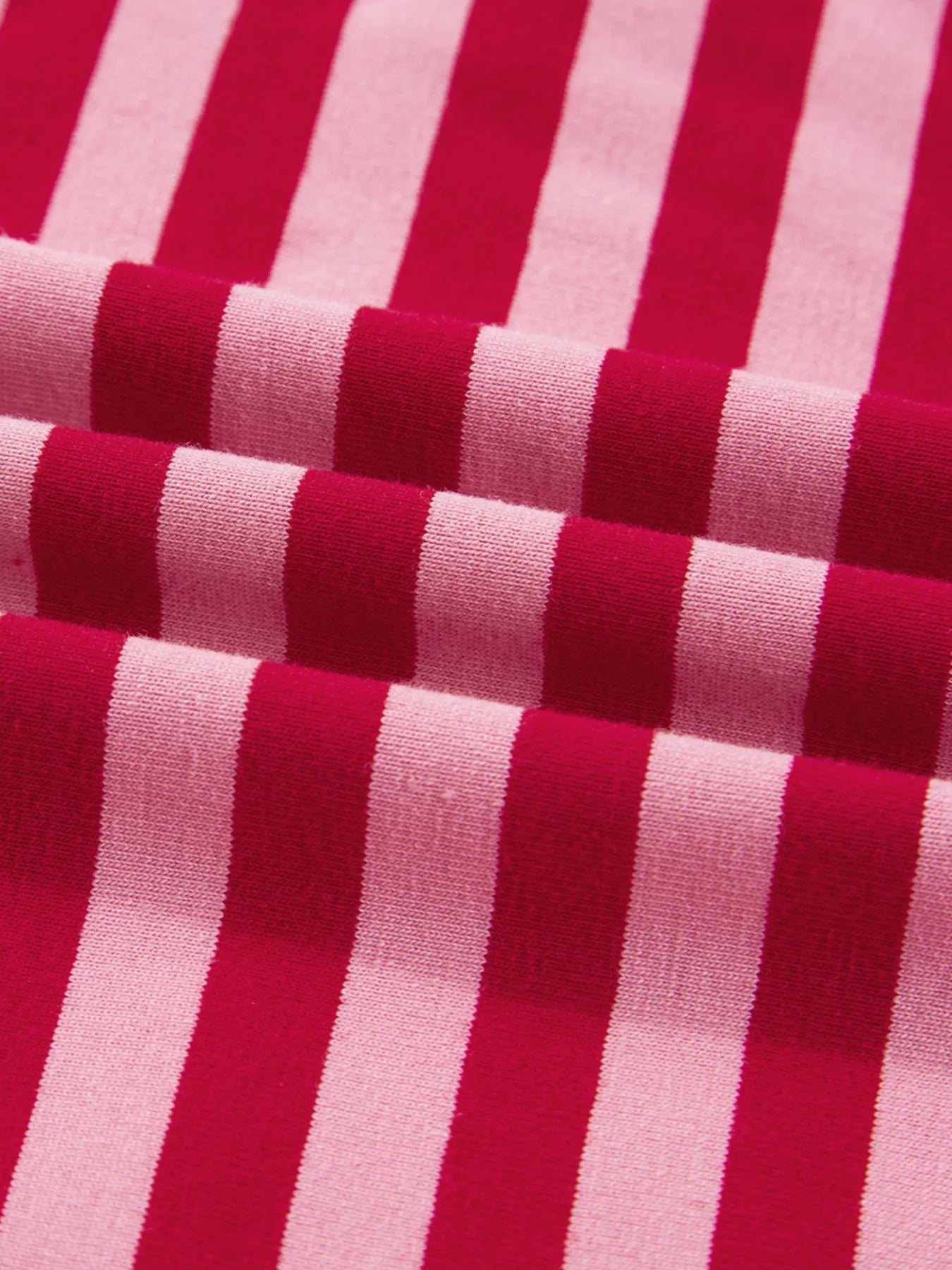 Contrast Striped Drop Shoulder V Neck Top