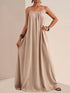 Spaghetti Strap Flowy Maxi Dress