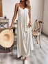 Casual Spaghetti Strap Maxi Dress