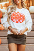 Graphic Round Neck Long Sleeve Sweatshirt