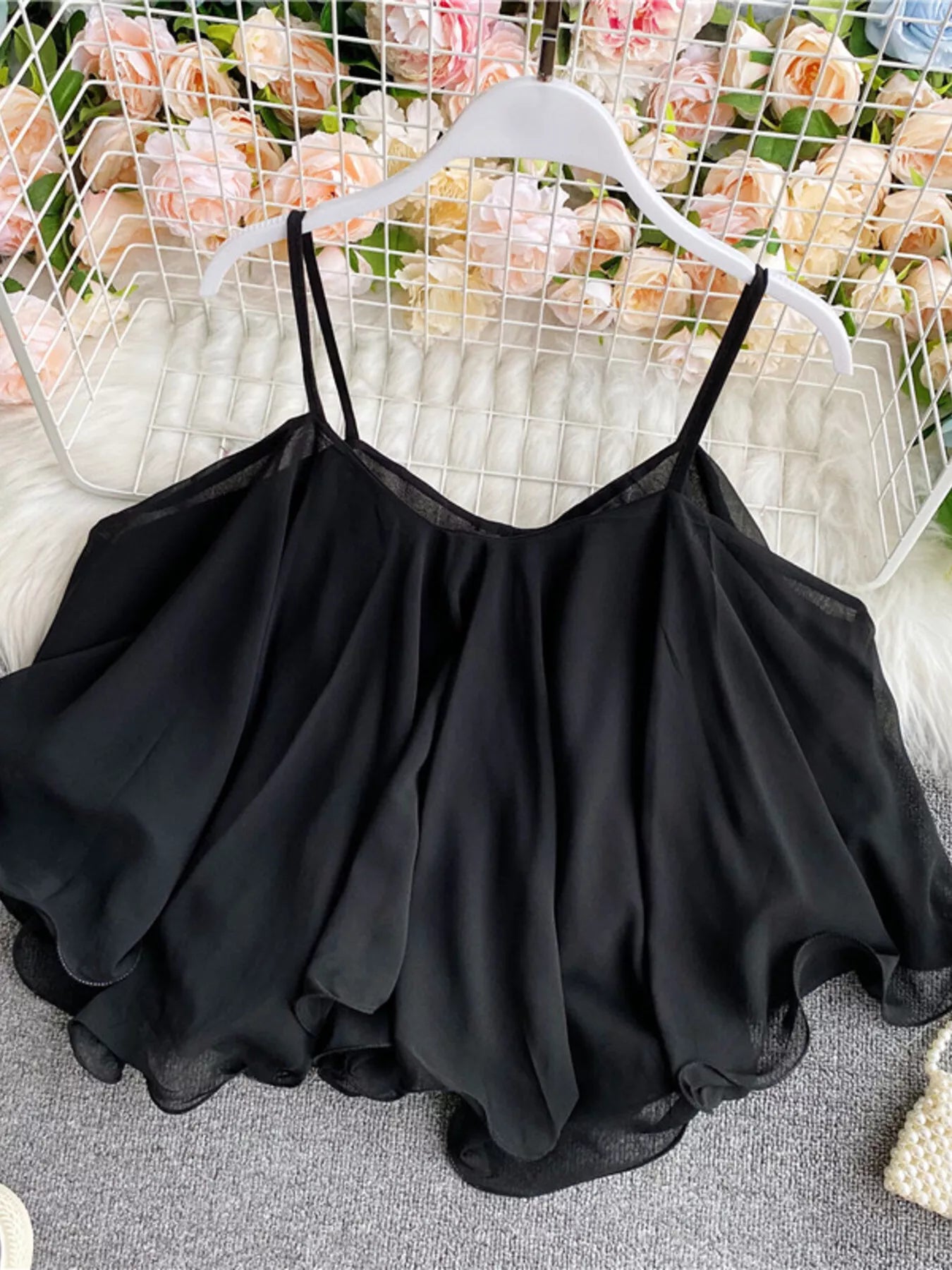 Ruffled Flowy Cami