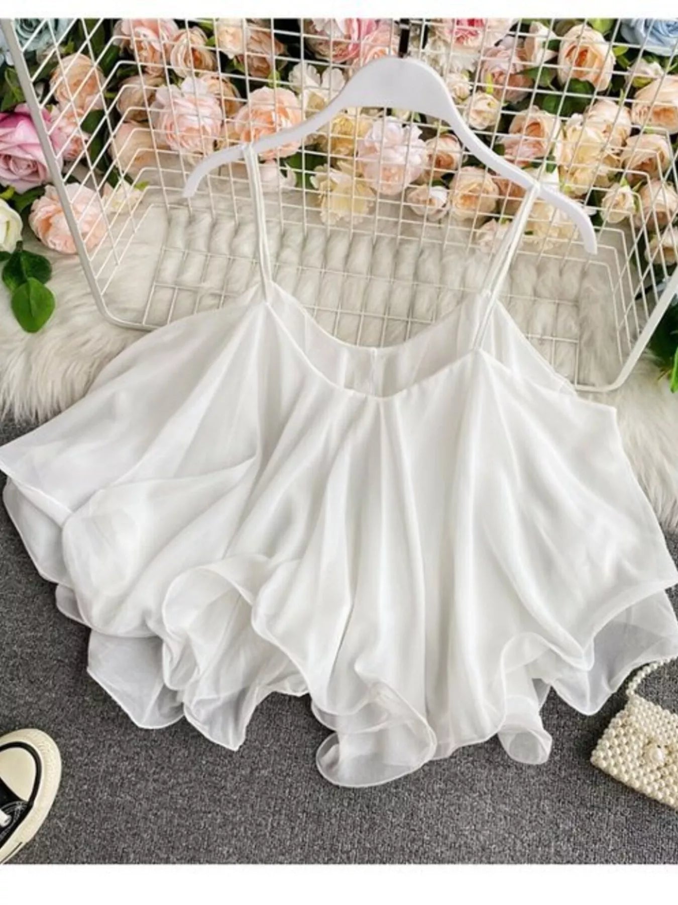 Ruffled Flowy Cami