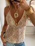 Sequin Embellished Halter Neck Cami