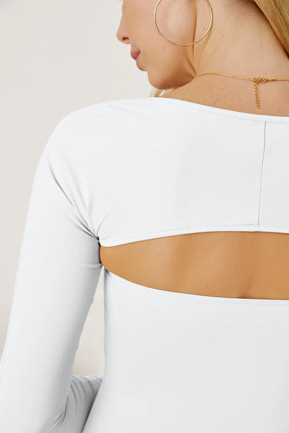 Cutout Raglan Sleeve Bolero and Tube Top