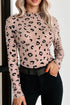 Leopard Print Sheer Mesh Bodysuit