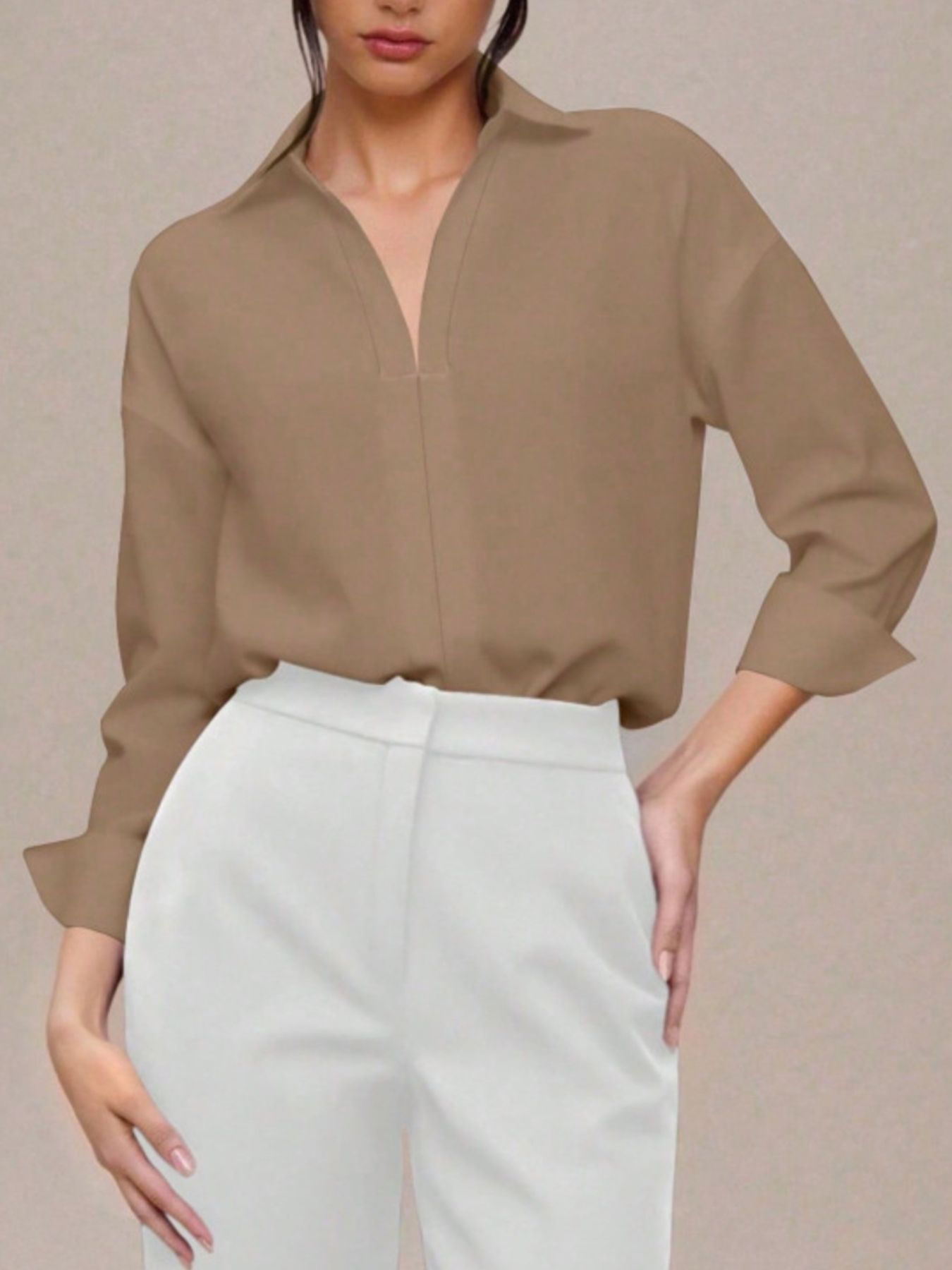 Button-Down Long Sleeve Bodysuit