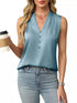 V-Neck Satin Tank