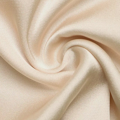 Pearl Trim Satin Bodysuit