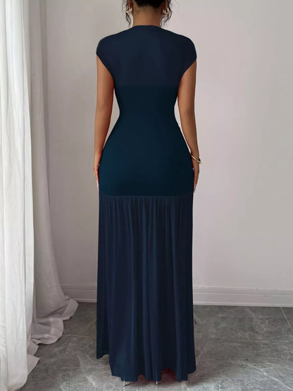 Ruched Bodycon Maxi Dress