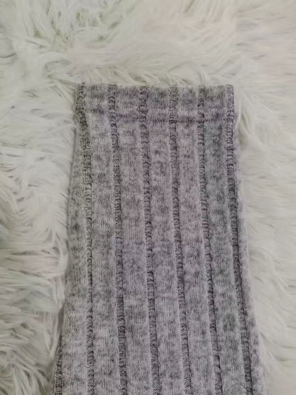 Ribbed Knit Mock Neck Long Sleeve Mini Dress