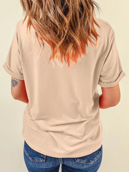 Flying Mallard Sequin Patched Short Sleeve Tee