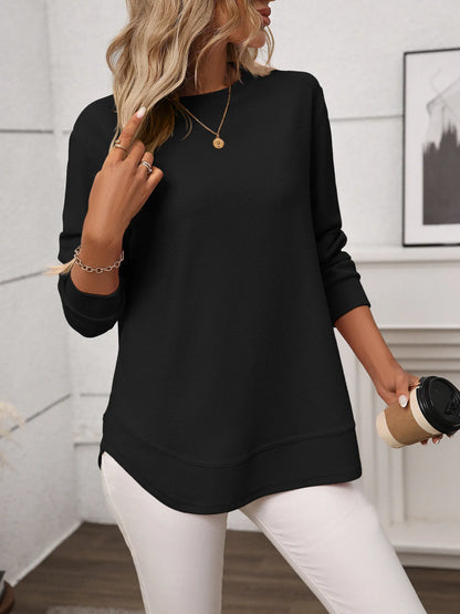 Long Sleeve Round Neck T-Shirt
