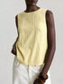 Textured Round Neck Tank