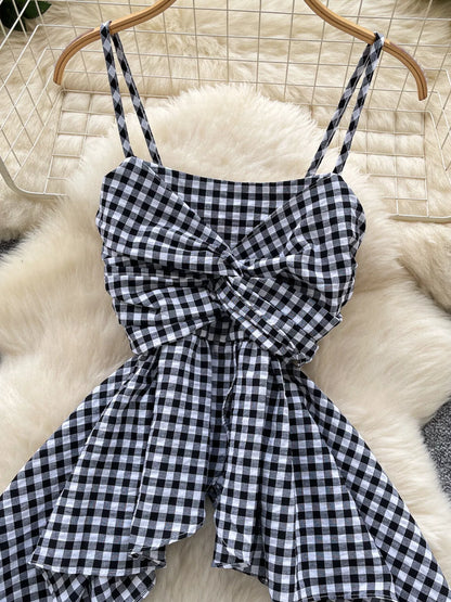 Twisted Font Asymmetrical Cami