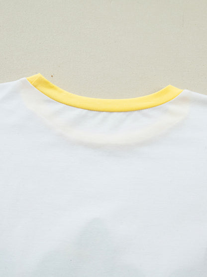 Sequin Mardi Gras Half Sleeve T Shirt