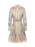 Floral Print Belted Shirt Dress
