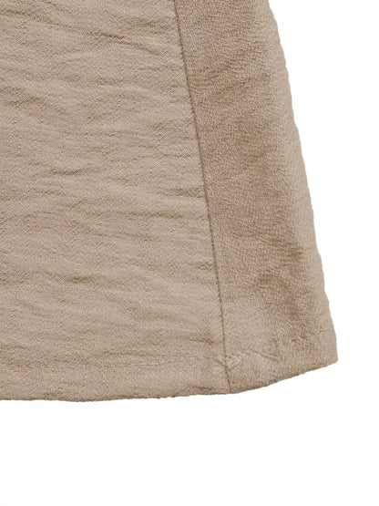 Round Neck Sleeveless Texture Maxi Dress