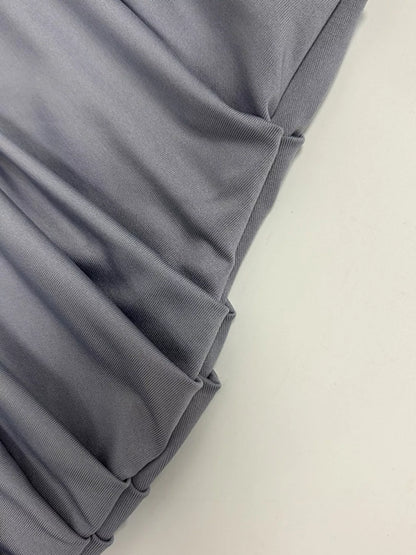 Mock Neck Ruched Bodycon Mini Dress