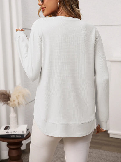 Long Sleeve Round Neck T-Shirt