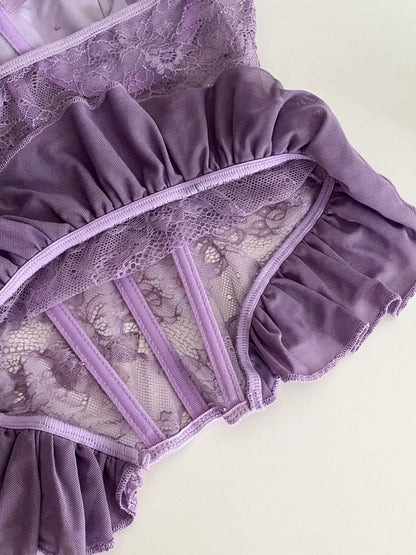 Butterfly Lace Tube Top