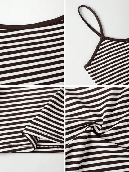 Striped Scoop Neck Cami