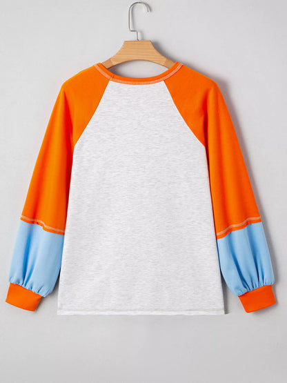 Halloween Pumpkin Print Long Sleeve T-Shirt