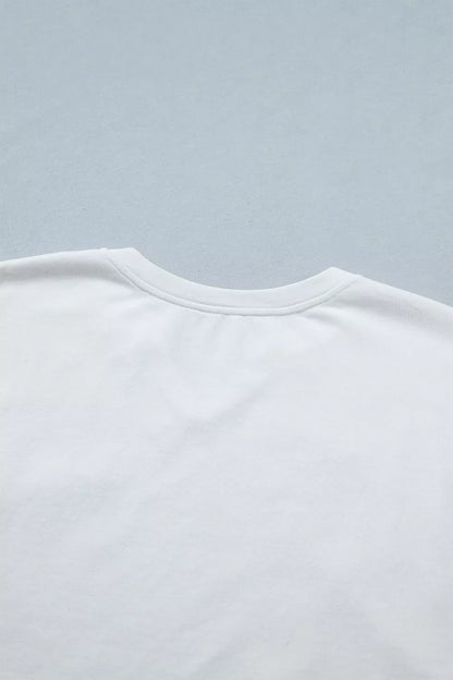 Patriot Star Patched Notched Neck Mineral Washed Tee