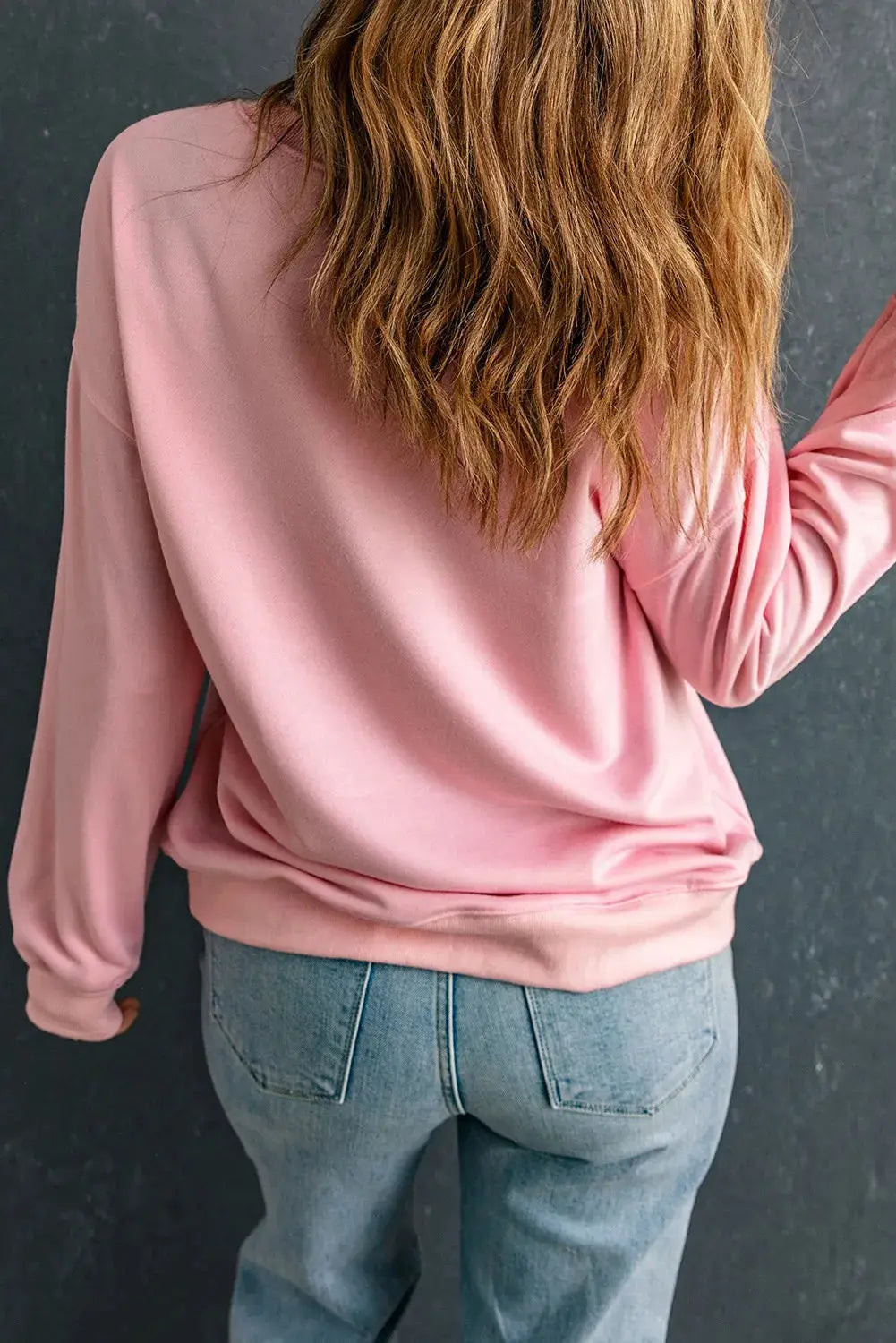 Ghost &amp; Bow Round Neck Long Sleeve Sweatshirt