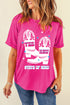 Graphic Round Neck Short Sleeve T-Shirt