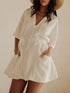 Relaxed Fit Half Sleeve Cover-Up Dress