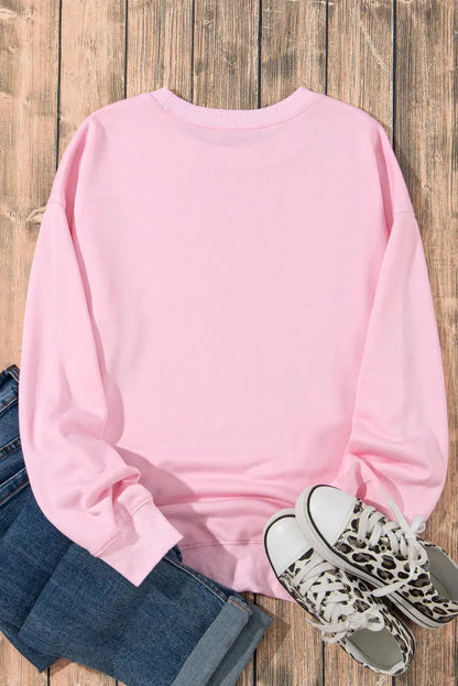Ghost &amp; Bow Round Neck Long Sleeve Sweatshirt
