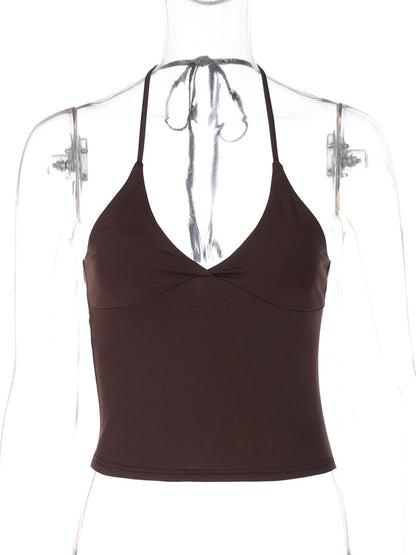 Halter Neck Slim Fit Cami