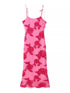 Floral Tie Shoulder Maxi Dress